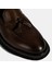 Erkek Kahve Püskül Detaylı Deri Loafer 6
