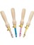 4pcs Yumruk Iğne Nakış Kiti Ahşap Iplik Yumruk Iğne Tığ Işi Kalem Diy Zanaat Dikiş Aplike Dikiş Aracı (Yurt Dışından) 1