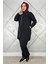 Kadın Taş Detaylı Fermuarlı Tesettür Takım 3