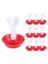 10PCS Kümes Hayvanları Tavuk Içen Asılı Bardaklar Civciv Otomatik Sucular Çiftlik Aksesuarları Için Çeşme Içiyor (Yurt Dışından) 1
