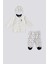 Krem Çıtçıtlı Uspa Desen Bebek 3'lü Takım 5