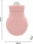 Silikon Sıcak Su Şişesi Çantası Sıcak ve Soğuk Terapiler Ağrı, Sıcak Eller, Yumuşak Çevre Silikon Malzeme Pembe (Yurt Dışından) 3