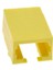 8P8C Plastik Sarı RJ45 Soket Ethernet Bağlantı Soketi 8 Pin Pcb 3