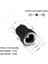 5.5mm x 2.1mm Dc Güç Soketi Plastik Panel Montaj Tip Adaptör 7