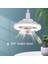 48W LED Işık Uzaktan Kumandalı Tavan Fanı 360 ° Döner Soğutma Elektrikli Fan Işık Iç Mekan Dekoratif Tavan Işığı A (Yurt Dışından) 2