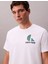 Erkek Beyaz Grafikli Tişört 4