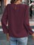 Kadın Uzun Kollu Yuvarlak Önden Pileli Ithal Krep Bluz 3