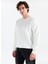 Bisiklet Yaka Beyaz Erkek Sweatshırt 12283399_JPRCCMATEO Sweat Crew Neck 3