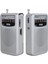 Bariton Cep Tipi Mini Analog Radyo Gri 3
