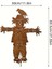 Scarecrows Bahçe Pay, Metal Bahçe Işareti Sonbahar Cadılar Bayramı Şükran Günü Açık Dekorasyon Korkuları Veranda Için Heykel (Yurt Dışından) 5