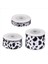 3pcs Beyaz Siyah Inek Baskı Kablolu Kenar Şerit Şerit Şeritler Sarma Şeridi Hayvan Baskı Şeridi Dıy Crafts Party (Yurt Dışından) 2