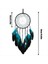1pcs Dreamcatcher Tüylü Mavi Ağaç, El Yapımı Kızılderililer Duvar Asma Deco Için Geleneksel Dairesel Ağ (Yurt Dışından) 3