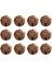 12 Pcs 40MM Rusty Metal Yıldız Kesim Noel Tatil Zanaat Kapalı Açık Ev Parti Dekorasyonları Için Jingle Bells (Yurt Dışından) 1