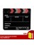 Clapperboard Akrilik Film Action Clap-Stick Director Film Clapboard, Film, Tv ve Video Productions Black Için Ideal (Yurt Dışından) 3