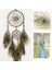 El Yapımı Dreamcatcher Çift Yüzük Dairesel Net Tavus Kuşu Tüy Rüzgar Çanları Araba Iç Kolye Ev Odası (Yurt Dışından) 5