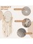 Dokuma Çiçek Tüyleri Dreamcatcher Boho Macrame Asma Rüya Yakalayıcı Diy Rüzgar Çanları Duvar Sanat Düğün Dekorasyonu (Yurt Dışından) 5