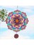 Mandala Rüzgar Spinner Metal 3D Dönen Windchimes Lüks Sanat Bahçesi Dış Mekan Dekorasyon Mor Rüzgar Spinners (Yurt Dışından) 5
