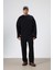 Boxy Fit Basic Sweatshirt Siyah 5