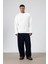 Boxy Fit Basic Sweatshirt Ekru 1