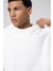 Boxy Fit Basic Sweatshirt Ekru 4