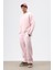 Yıkamalı Baggy Eşofman Alt Pembe 1