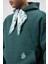 Oversize Fular Detaylı Kapüşonlu Sweatshirt Nefti 3
