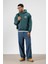 Oversize Yıkamalı Boxy Fit Kapüşonlu Sweatshirt Nefti 1