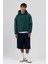 Basic Kapüşonlu Boxy Fit Sweatshirt Nefti 1