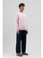 Basic Bisiklet Yaka Oversize Sweatshirt Pembe 5