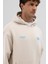 Oversize Arka Baskılı Sweatshirt Taş 6