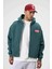 Oversize Fermuarlı Kapüşonlu Sweatshirt Nefti 2