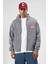 Oversize Fermuarlı Kapüşonlu Sweatshirt Füme 6