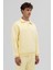 Basic Polo Yaka Sweatshirt Sarı 3