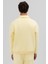 Basic Polo Yaka Sweatshirt Sarı 5