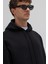 Basic Oversize Kapüşonlu Sweatshirt Siyah 5
