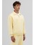Oversize Fermuarlı Dik Yaka Sweatshirt Sarı 2