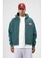 Oversize Fermuarlı Kapüşonlu Sweatshirt Nefti 1