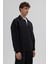 Oversize Fermuarlı Dik Yaka Sweatshirt Siyah 5