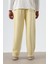 Yıkamalı Baggy Eşofman Alt Sarı 3