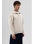 Basic Fermuarlı Dik Yaka Sweatshirt Taş 3