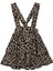 Kız Çocuk Helen Leopar Askılı Kat Kat Bağlama Jile Elbise 3