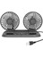 Araba Fan Kamyonu Güçlü Rüzgar USB Arayüzü Çok Fonksiyonlu Çift Başlı Elektrikli Fan (Yurt Dışından) 1