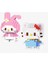 Sanrio Ikonları: Hello Kitty & My Melody Çift Nano Blok Seti | Kawaii Yapı Koleksiyonu 1