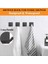 4 Paket Yapışkan Havlu Kancaları Ağır Hizmet Yok, Sondaj Yapışkan Duvar Kancaları Duş Kancaları Kapalı Duş Banyo Mutfak Kapısı (Yurt Dışından) 2