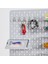24PCS Pegboard Kancaları J Şekil Pegboard Kancası Peg Tahta Alet Organizatör Aksesuarları, Siyah (Yurt Dışından) 5