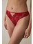 Kırmızı Sequin Lace Tanga Külot 1