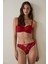 Kırmızı Sequin Lace Tanga Külot 3