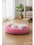 Lüks Peluş Donut Kedi Yatağı - Köpek Yatağı Minder 50x50x15 FUŞYA 1