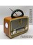 301 Eskitme Nostalji Tasarımlı Bluetoothlu Nostalji Radyo Fm-Sd Kart-Aux 7