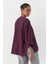 Triko Görünümlü Örme Kimono Bordo 5